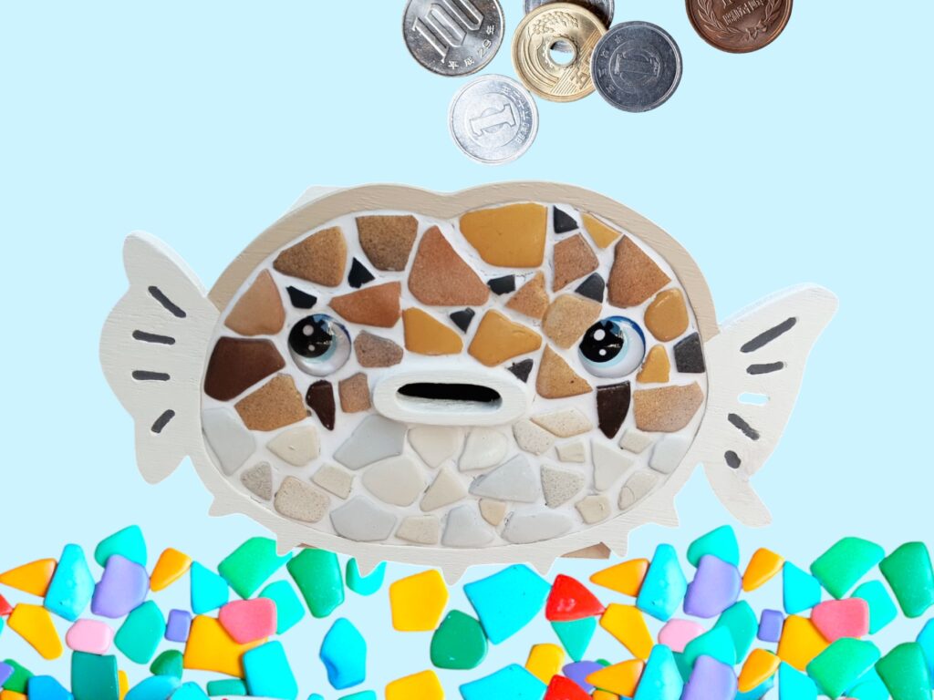 ハリセンボンの貯金箱